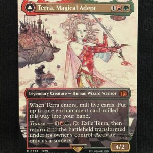 Terra, Magical Adept (Borderless) - MTG Proxy Final Fantasy