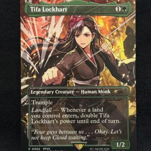 Tifa Lockhart (Borderless) - MTG Proxy MagicFest Cards