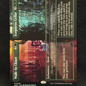 Walk-In Closet // Forgotten Cellar (Borderless) - MTG Proxy Duskmourn: House of Horror