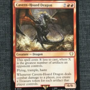 Cavern - Hoard Dragon - MTG Proxy Commander: The Lord of the Rings: Tales of Middle-earth