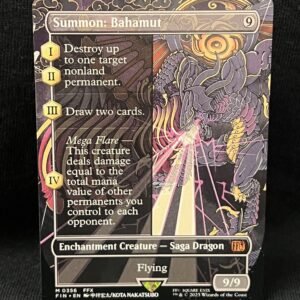Summon: Bahamut (Borderless) - MTG Proxy FINAL FANTASY