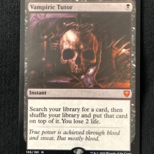 Vampiric Tutor - MTG Proxy Commander Legends