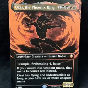 Ozai, the Phoenix King (Borderless) - MTG Proxy Avatar: The Last Airbender