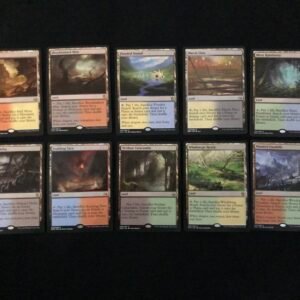 Fetch Land Set - MtG Proxy Holo Stamp