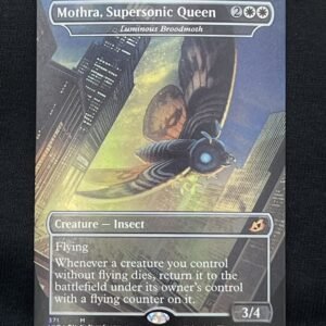 Mothra, Supersonic Queen (Foil) - MTG Proxy Luminous Broodmoth - Ikoria: Lair of Behemoths
