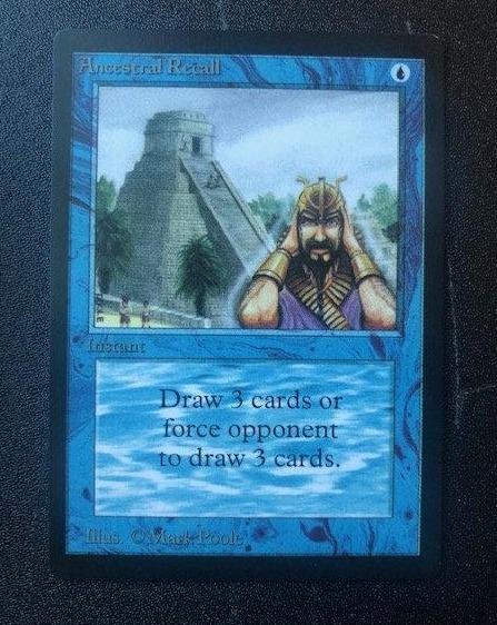 Ancestral Recall - MtG Beta