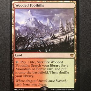 Wooded Foothills - MTG Proxy Khans