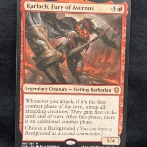 Karlach, Fury of Avernus - MTG Proxy Commander Legends: Battle for Baldur's Gate