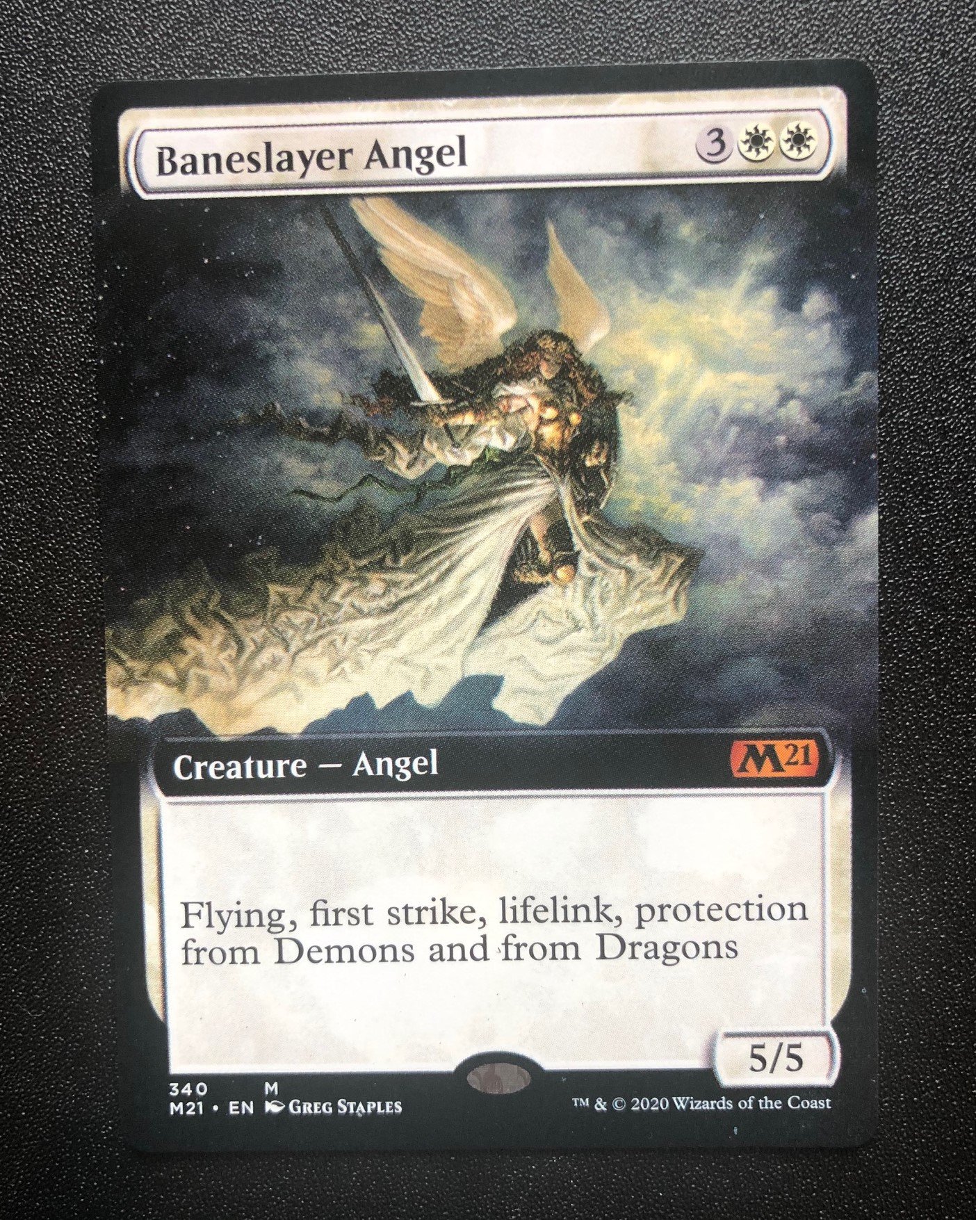 Baneslayer Angel (Showcase) - MTG Proxy Core Set 2021