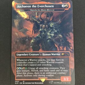 Archaeon the Everchosen - Najeela, the Blade-Blossom (Borderless) - MtG Proxy Secret Lair Drop Series