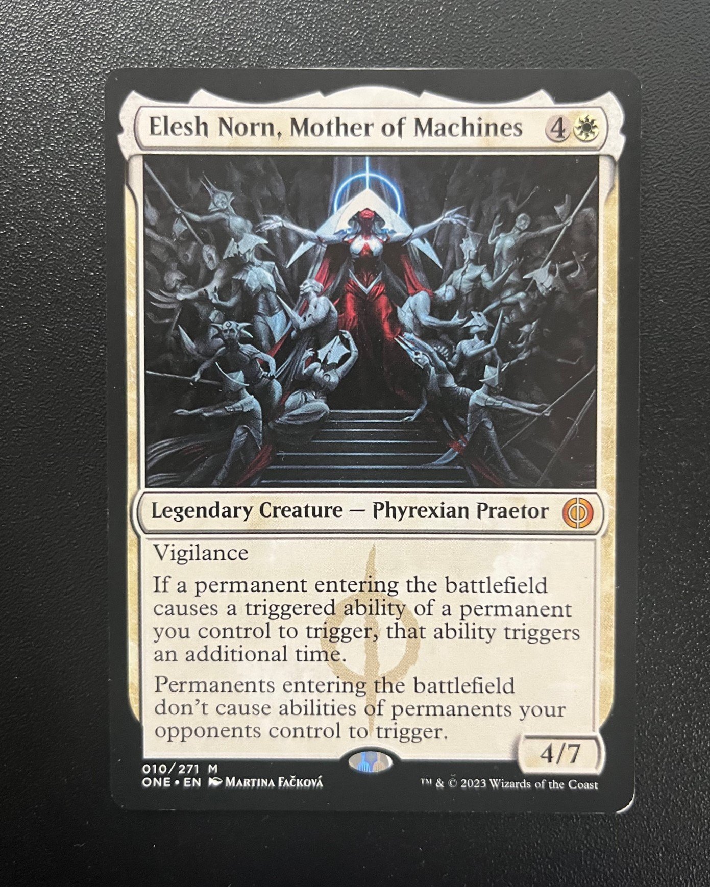 Elesh Norn, Mother of Machines - MTG Proxy Phyrexia: All Will Be One