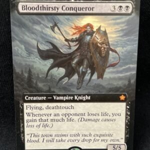 Bloodthirsty Conqueror (Extended Art) - MTG Proxy Foundations