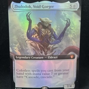Zhulodok, Void Gorger (Foil Extended Art) - MTG Proxy Commander Masters