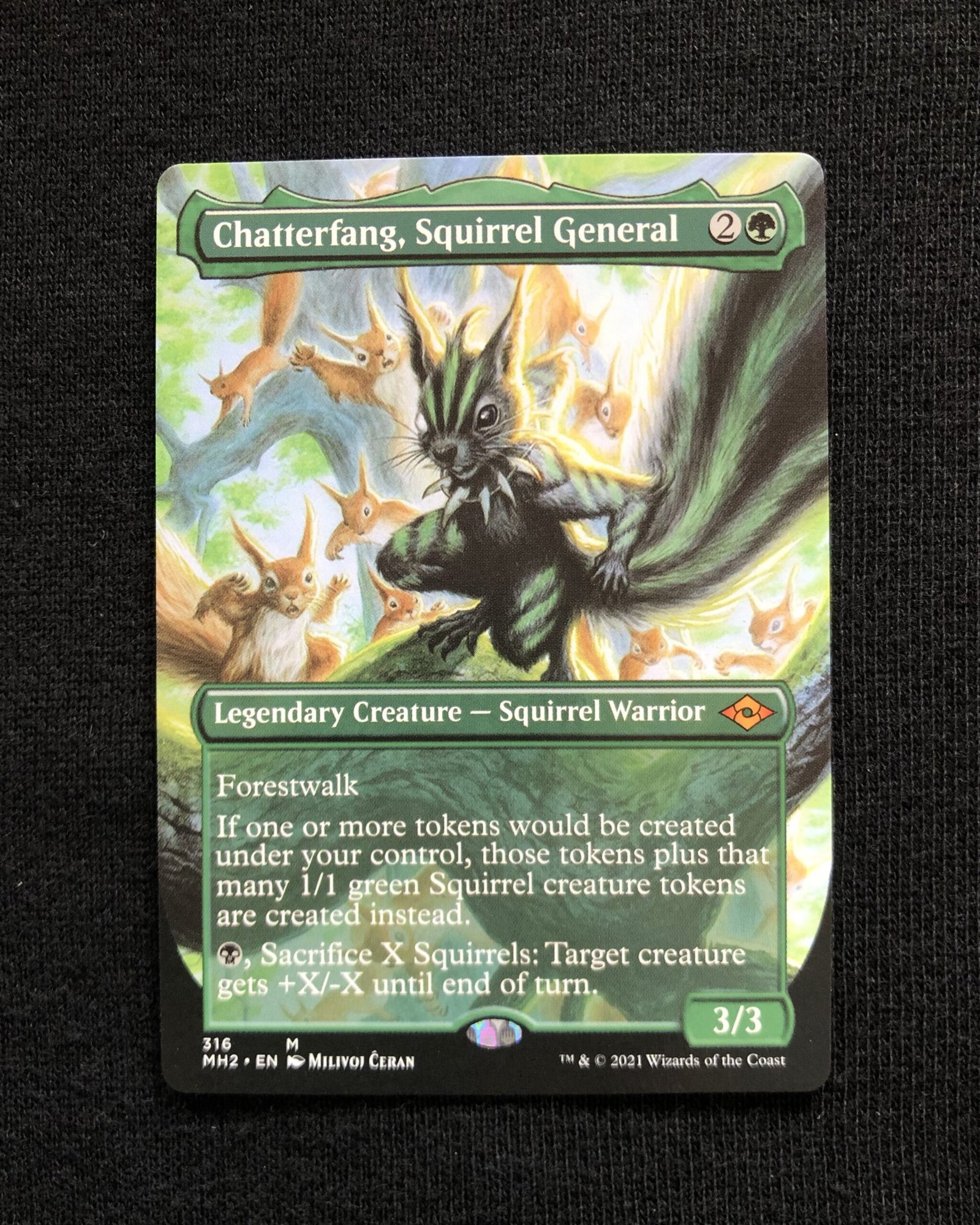 Chatterfang, Squirrel General (Showcase) - MTG Proxy Modern Horizons 2