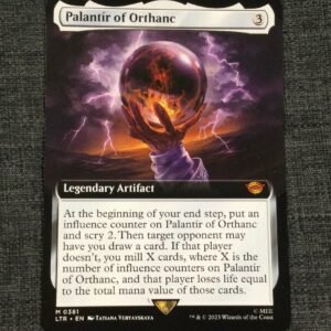 Palantir of Orthane (Extended Art) - MTG Proxy Universes Beyond: The Lord of the Rings: Tales of Middle-earth
