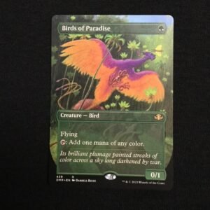 Birds of Paradise (Borderless) - MTG Proxy Dominaria Remastered