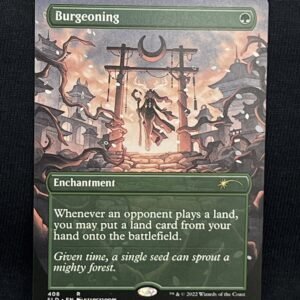 Burgeoning (Borderless) - MTG Proxy Secret Lair Drop Series