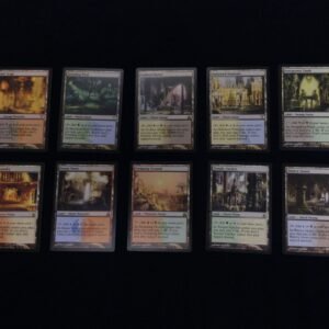 Shock Land Set - MtG Proxy Non Holo Stamp
