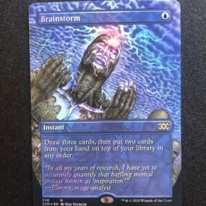 Brainstorm (Foil Showcase) - MTG Proxy Double Masters