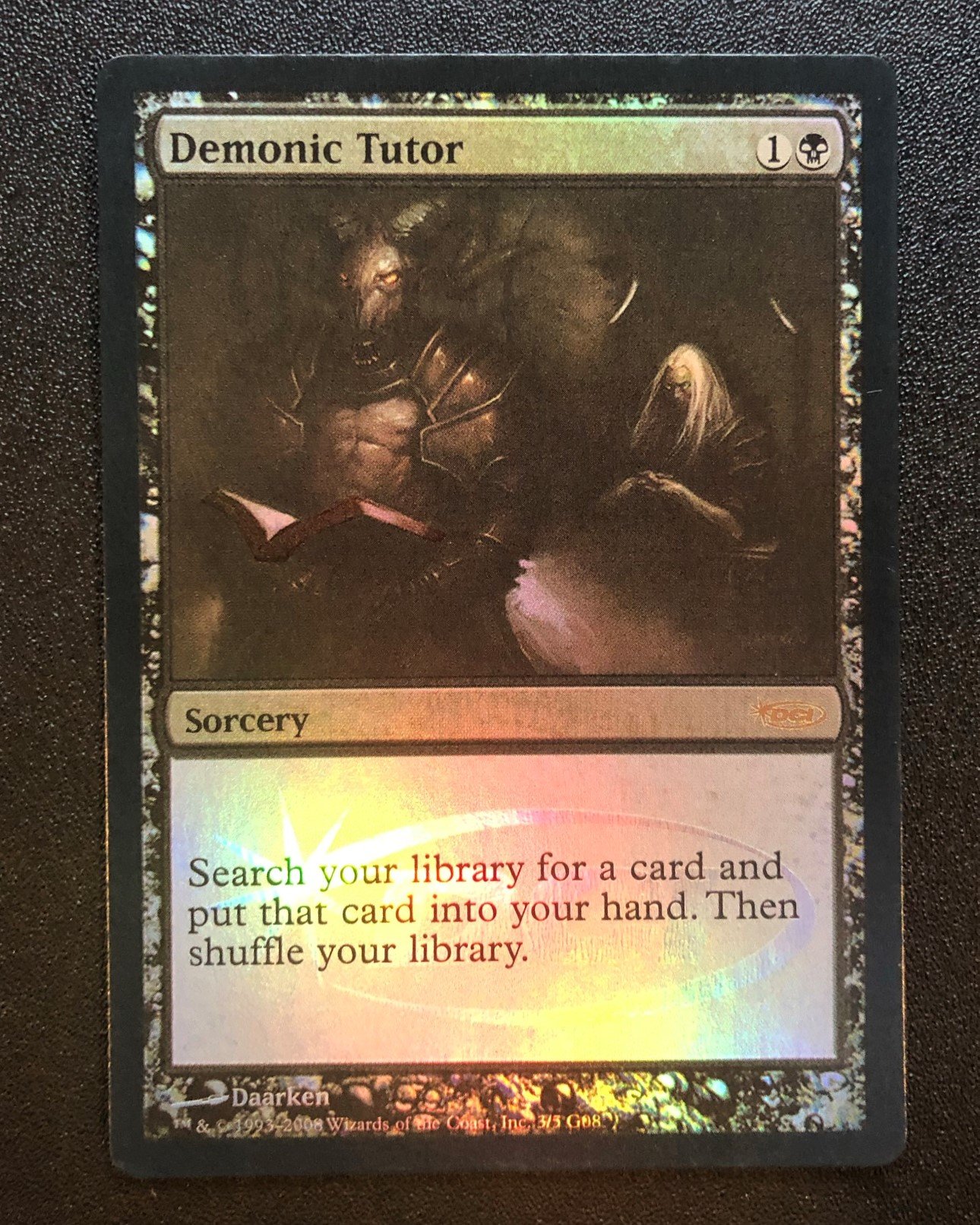Demonic Tutor (FOIL) - MTG Proxy DCI Promo