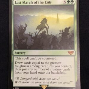 Last March of the Ents - MTG Proxy Universes Beyond: The Lord of the Rings: Tales of Middle-earth