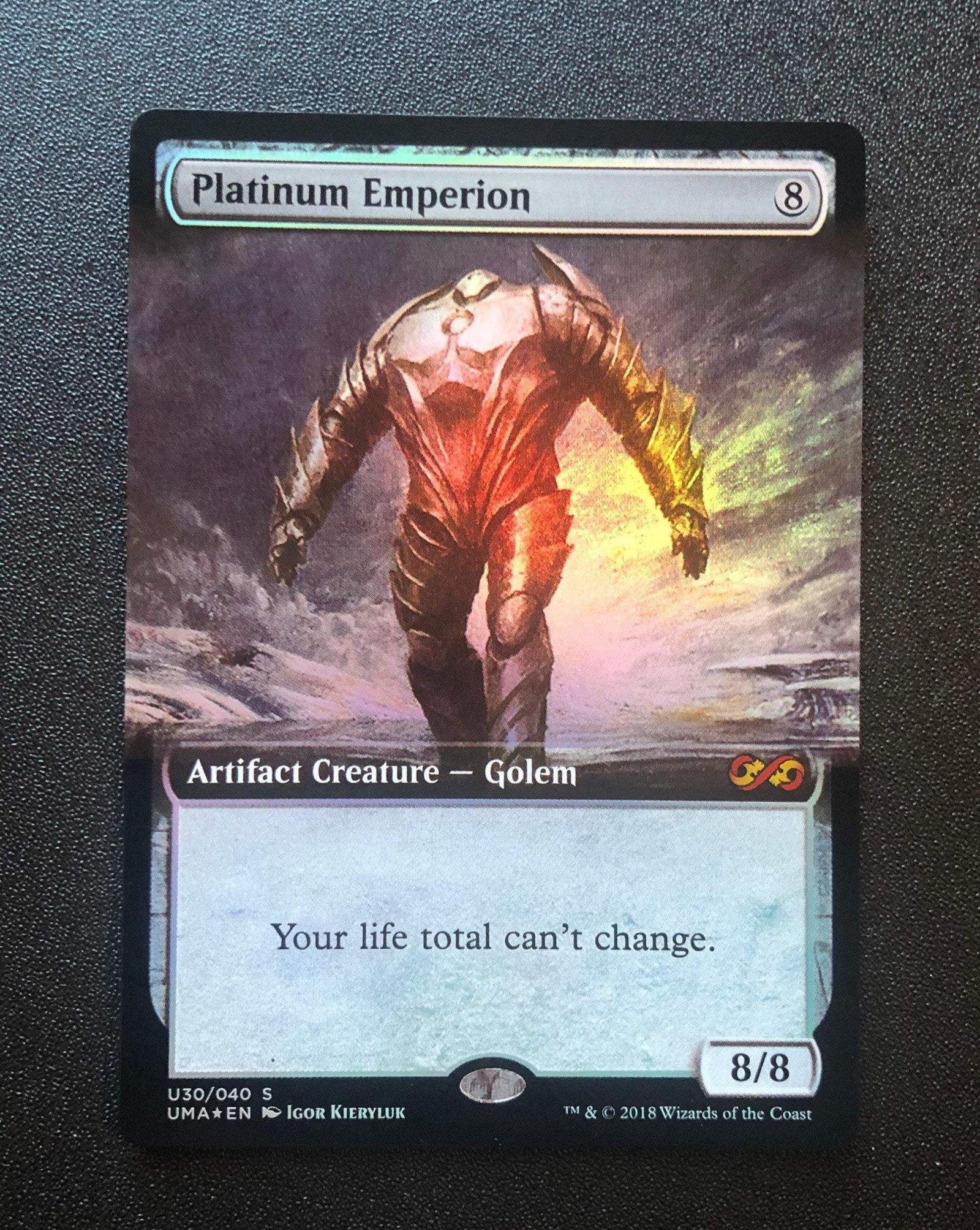 Platinum Emperion (FOIL Box Topper) - MTG Proxy UMA
