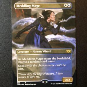 Meddling Mage (Showcase) - MTG Proxy Double Masters