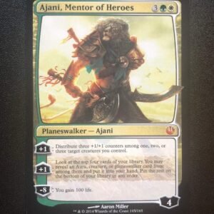 Ajani, Mentor of Heroes (FOIL) - Proxy MtG Mythic Edition: Ravnica Allegiance