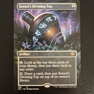 Sensei's Divining Top (Borderless) - MTG Proxy Double Masters 2022