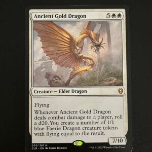 Ancient Gold Dragon - MTG Proxy Commander Legends: Battle for Baldur's Gate