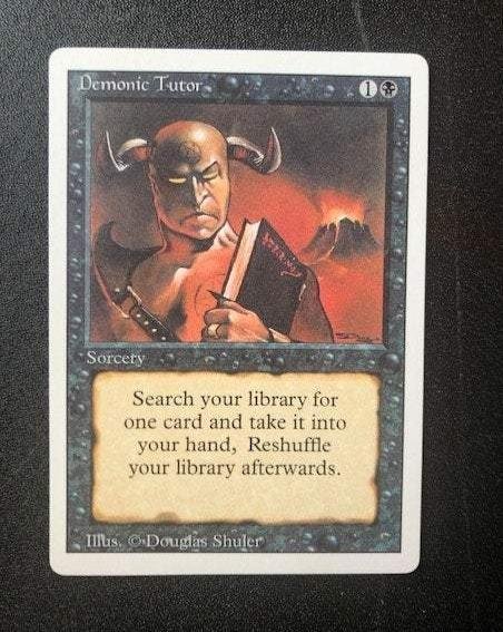 Demonic Tutor - MTG Proxy Revised