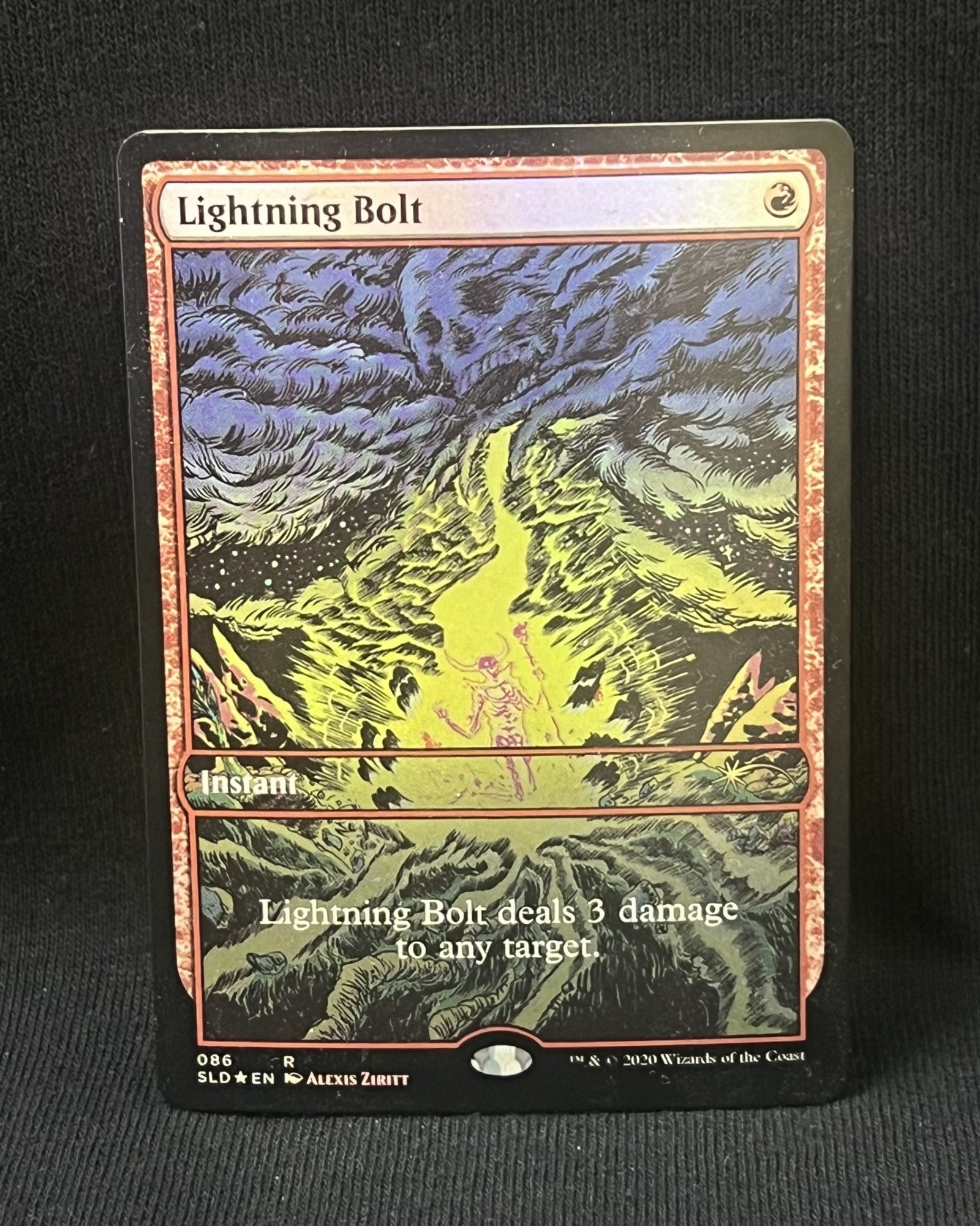 Lightning Bolt (Foil) - MTG Proxy Secret Lair Drop Series