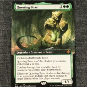 Questing Beast (Extended Art) - MTG Proxy Throne of Eldraine