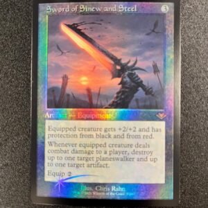 Sword of Sinew and Steel (Foil Vintage) - MTG Proxy Modern Horizons 2