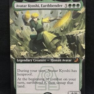 Avatar Kyoshi, Earthbender (Extended Art) - MTG Proxy Avatar: The Last Airbender: Eternal-Legal
