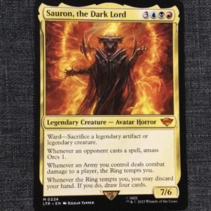 Sauron, the Dark Lord - MTG Proxy Universes Beyond: The Lord of the Rings: Tales of Middle-earth