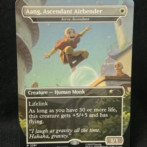Aang, Ascendant Airbender - Serra Ascendant - MTG Proxy Secret Lair Drop Series