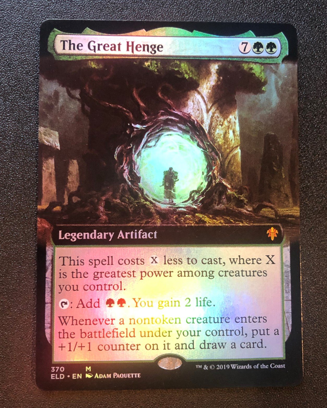 The Great Henge (Foil Showcase) - MTG Proxy Throne of Eldraine