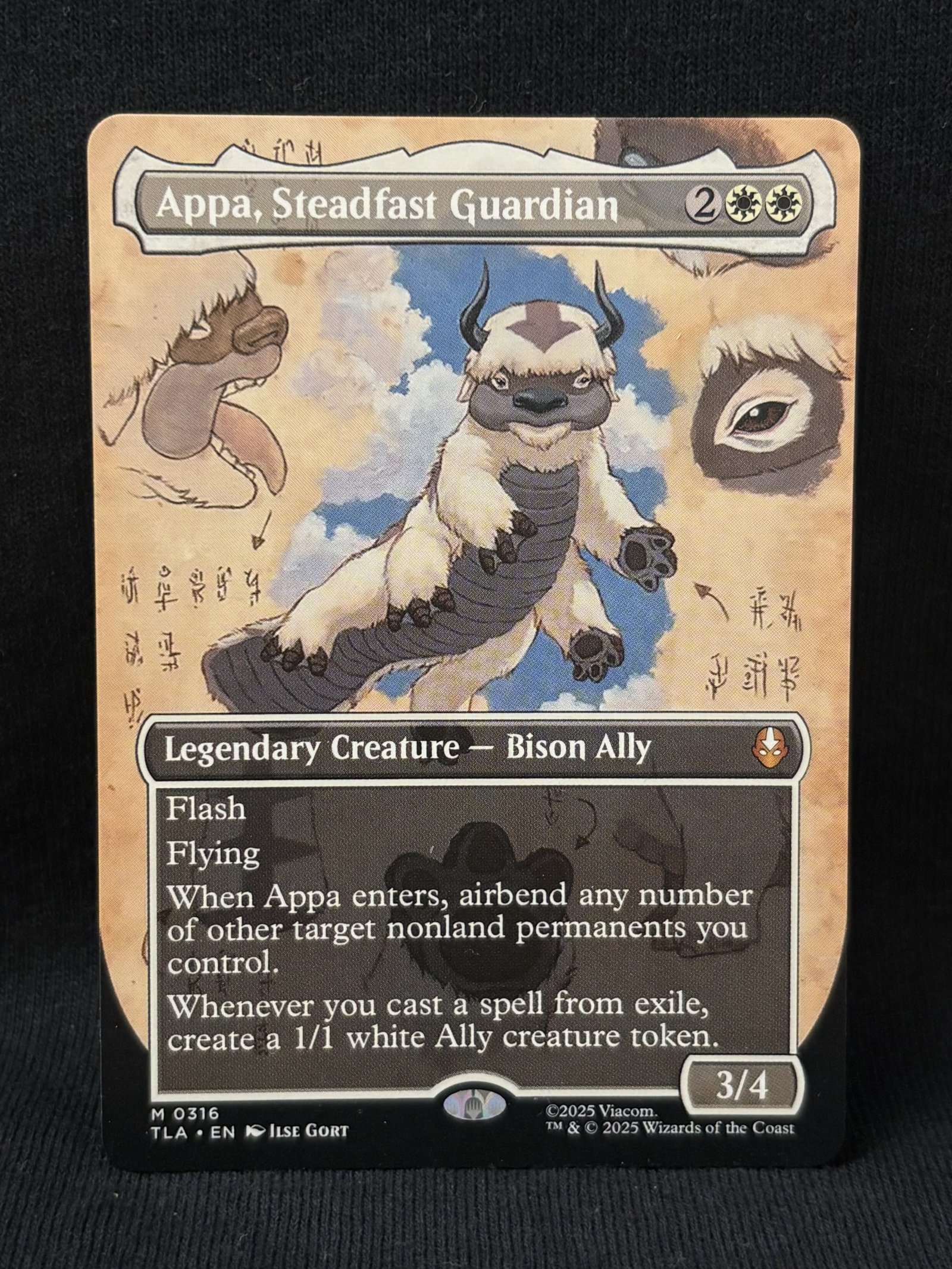 Appa, Steadfast Guardian (Borderless) - MTG Proxy Avatar: The Last Airbender