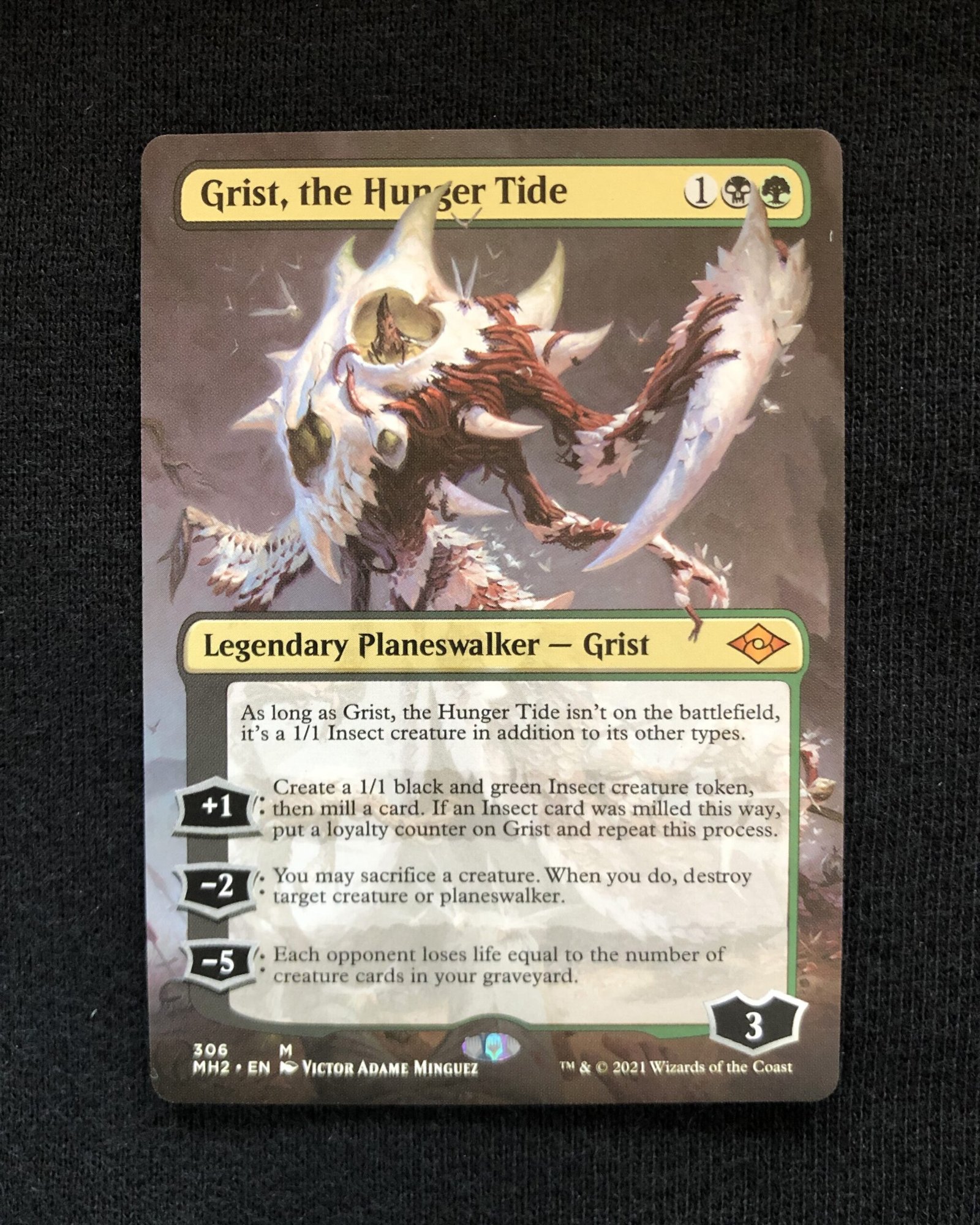 Grist, the Hunger Tide (Showcase) - MTG Proxy Modern Horizons 2