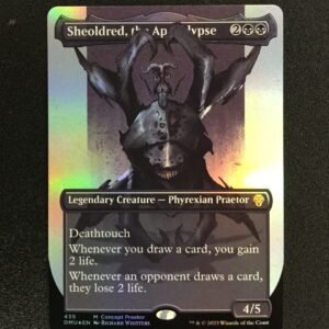 Sheoldred, the Apocalypse (Foil Concept Praetor) - MTG Proxy Phyrexia: All Will Be One