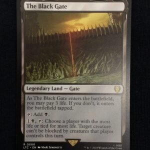 The Black Gate - MTG Proxy Commander: The Lord of the Rings: Tales of Middle-earth