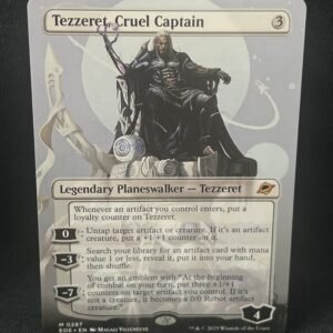 Tezzeret, Cruel Captain (Borderless) - MTG Proxy Edge of Eternities