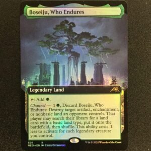 Boseiju, Who Endures (Foil Extended Art) - MTG Proxy Kamigawa: Neon Dynasty