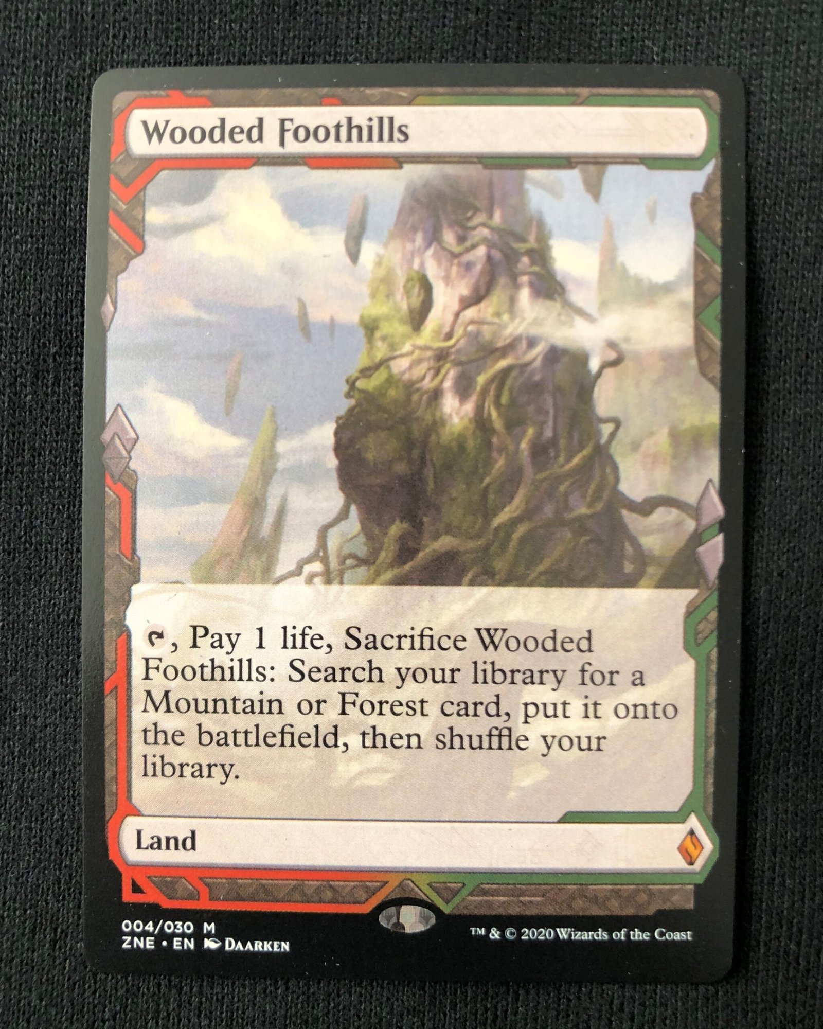 Wooded Foothills - MTG Proxy Zendikar Rising Expeditions