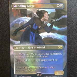 Meddling Mage (Foil Showcase) - MTG Proxy Double Masters