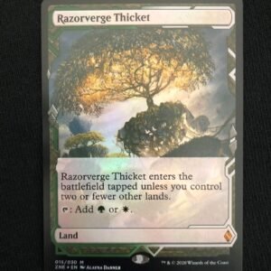 Razorverge Thicket (Foil) - MTG Proxy Zendikar Rising Expeditions