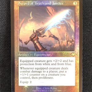 Sword of Truth and Justice (Foil Vintage) - MTG Proxy Modern Horizons 2