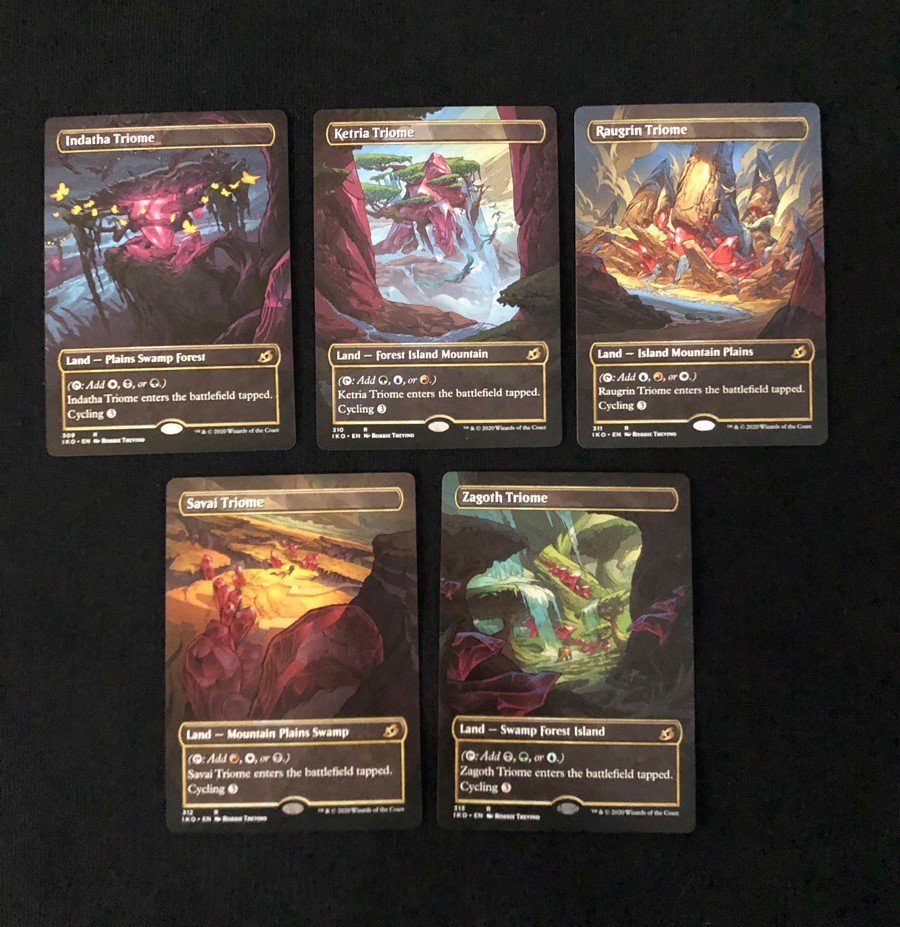 Triome Set (FOIL) - MtG Ikoria