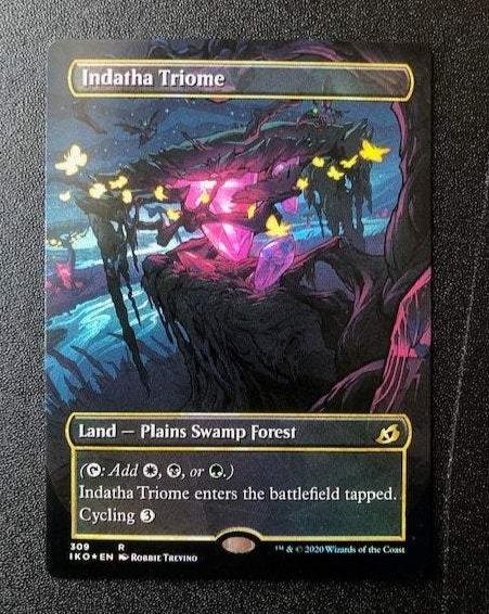 Indatha Triome (Foil Showcase) - MTG Proxy Ikoria
